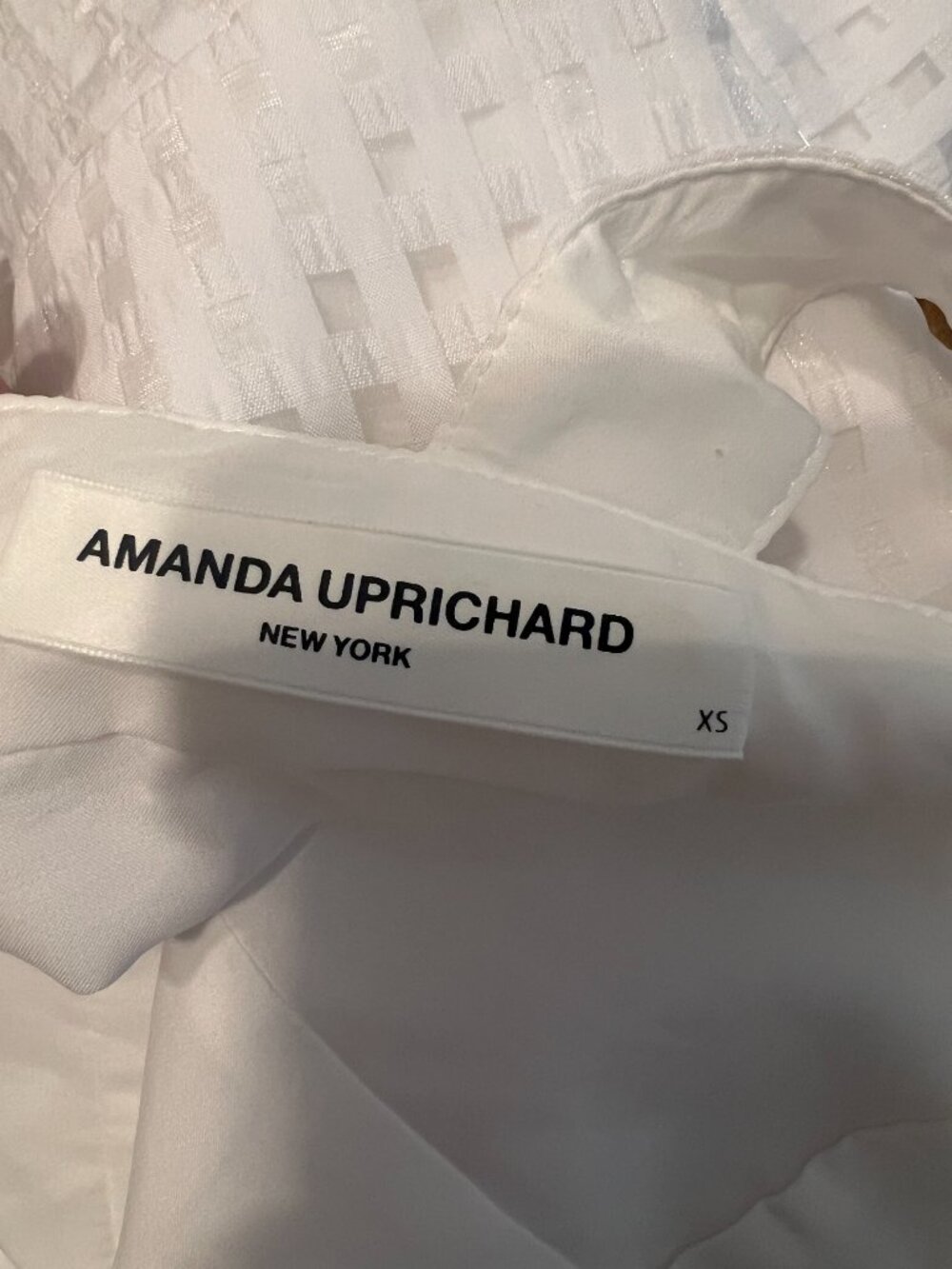 Amanda Uprichard Annalise Mini Dress in Gingham Organza XS - Picture 6 of 6